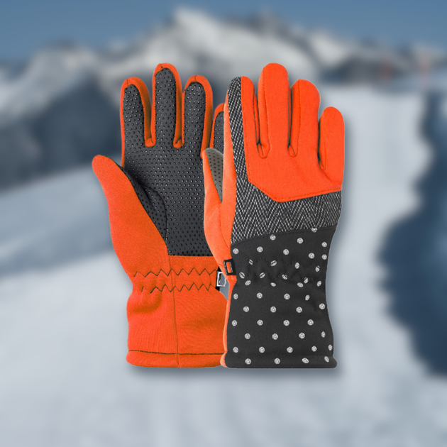Перчатки горнолыжные теплые детские LUCKYLOONG Winter (р-р M-L, Черно-оранжевый) (C-1213_Черно-оранжевый_ML) - Фото 2 Перчатки горнолыжные теплые детские LUCKYLOONG Winter (р-р M-L, Черно-оранжевый) (C-1213_Черно-оранжевый_ML) - изображение 2