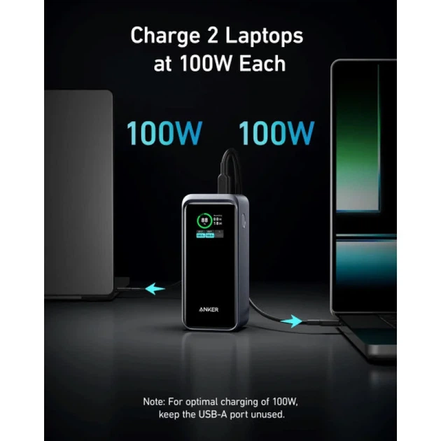 УМБ Anker Prime 20000 mAh 200W PD Black (A1336011) - Фото 5 УМБ Anker Prime 20000 mAh 200W PD Black (A1336011) - зображення 5