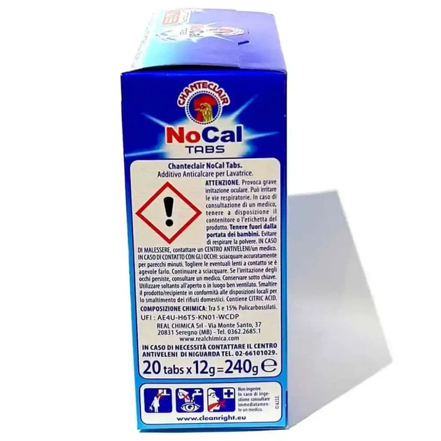 Таблетки для видалення накипу Chanteclair NoCal Tabs 4 шт - Фото 4 Таблетки для видалення накипу Chanteclair NoCal Tabs 4 шт - зображення 4
