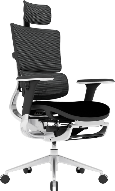 Офисное эргономичное кресло GT Racer X-801L Black (W-21, B-41) - Фото 1 Офисное эргономичное кресло GT Racer X-801L Black (W-21, B-41) - изображение 1