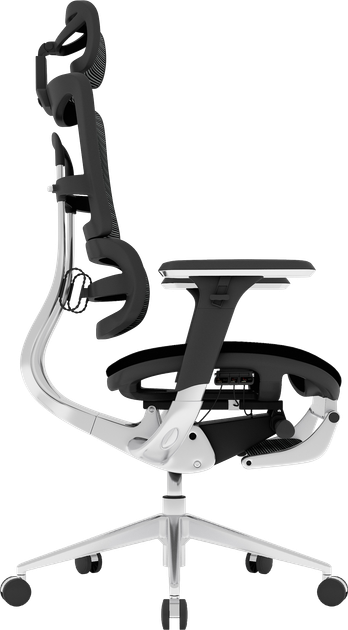 Офисное эргономичное кресло GT Racer X-801L Black (W-21, B-41) - Фото 6 Офисное эргономичное кресло GT Racer X-801L Black (W-21, B-41) - изображение 6