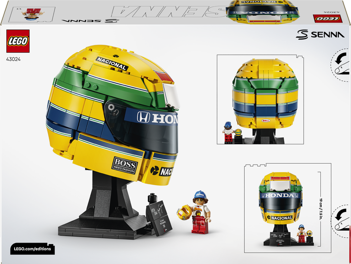 Zestaw klocków LEGO Editions Kask Ayrton Senna 931 element (43024) - obraz 9