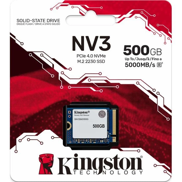 Накопичувач SSD Kingston M.2 2230 500GB NV3 (SNV3SM3/500G) - зображення 3