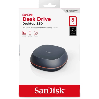 Накопичувач SSD USB 3.2 8 TB SanDisk (SDSSDT40-8T00-EM25) - Фото 12 Накопичувач SSD USB 3.2 8 TB SanDisk (SDSSDT40-8T00-EM25) - зображення 12