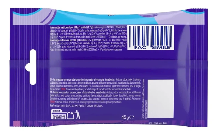 Жувальні цукерки Chupa Chups Mads Berries (Чупа Чупс красные ягоды) 45г - зображення 2