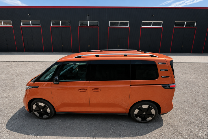 Хромированные Рейлинги (Турецкий Дизайн) Пластиковая ножка для Volkswagen ID BUZZ 2022- гг - изображение 5