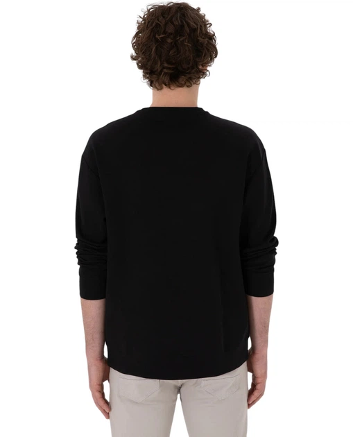 Світшот базовий тонкий U.S. Polo Assn. 2244939BLACK XL чорний (8683858856665) - зображення 5
