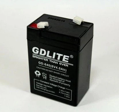 Аккумулятор GDLITE GD-640 6V 4Ah герметичный AGM, батарея для ИБП и электрооборудования - Фото 5 Аккумулятор GDLITE GD-640 6V 4Ah герметичный AGM, батарея для ИБП и электрооборудования - изображение 5