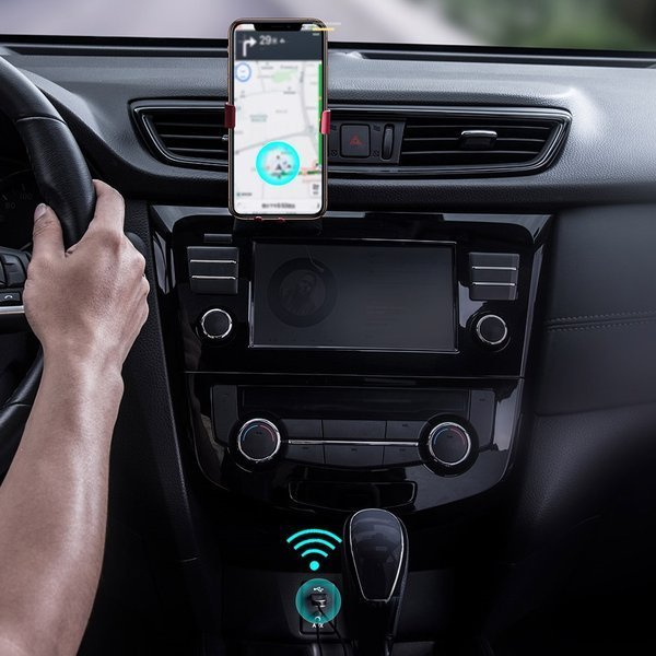 Автомобильный Bluetooth 5.0 AUX адаптер Baseus BA01 (CABA01-01) с микрофоном и Hands-Free / Беспроводной аудиоресивер 3.5 мм витой кабель - Фото 3 Автомобильный Bluetooth 5.0 AUX адаптер Baseus BA01 (CABA01-01) с микрофоном и Hands-Free / Беспроводной аудиоресивер 3.5 мм витой кабель - изображение 3