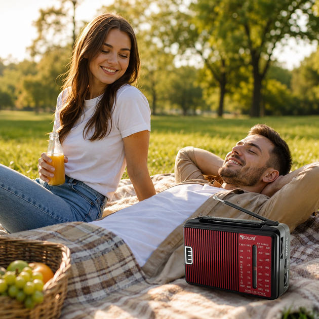 Радиоприемник Golon RX-A08 AC FM/AM/SW от 220и батареек R20 - изображение 3