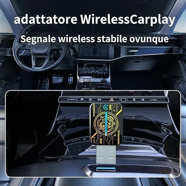 Компактный беспроводной адаптер для CarPlay и Android Auto - изображение 3