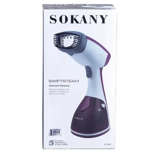 Ручний відпарювач для одягу SOKANY 250 мл Темно-синій Lugi AJ2205BL - Фото 10 Ручний відпарювач для одягу SOKANY 250 мл Темно-синій Lugi AJ2205BL - изображение 10