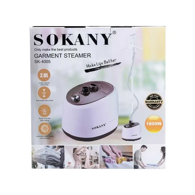 Підлоговий відпарювач для одягу Sokany SK4005BR на 2 л 1800 Вт - зображення 7