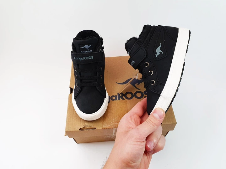 Кросовки для мальчика KangaROOS 28 17.5 см 11 US черные (Д0154) - Фото 3 Кросовки для мальчика KangaROOS 28 17.5 см 11 US черные (Д0154) - изображение 3
