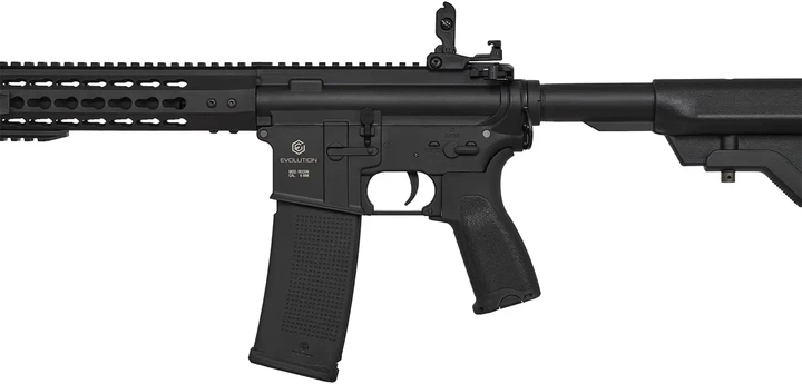 Страйкбольна гвинтівка Evolution Recon 14.5” 6 мм Carbontech™ (Стартовий комплект) blk SL-1005 B - Фото 4 Страйкбольна гвинтівка Evolution Recon 14.5” 6 мм Carbontech™ (Стартовий комплект) blk SL-1005 B - зображення 4