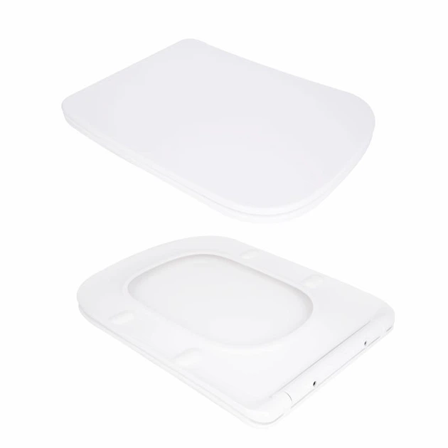 Напольный унитаз Qtap Tern Ultra Quiet безободочный с сиденьем Soft-Close QT17222175AUQ1W Белый, компактный, белый - изображение 8