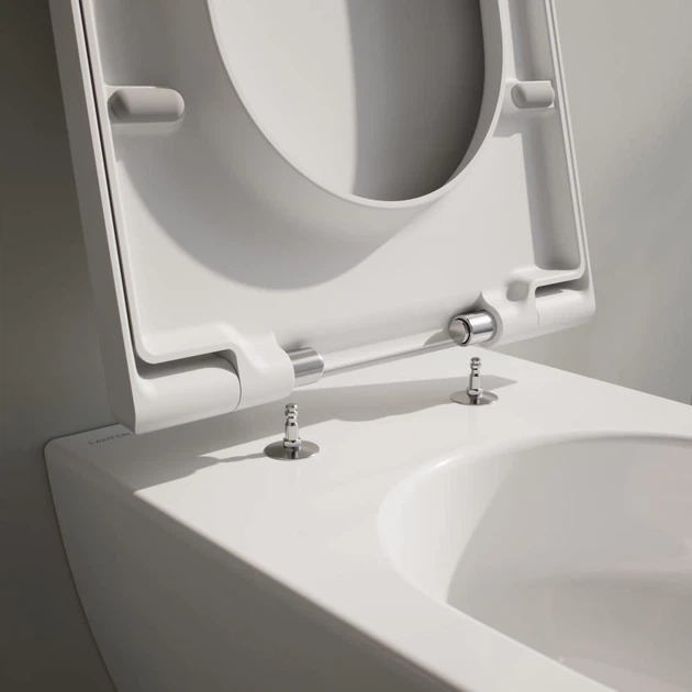 Rimless/Silent Flush подвесной унитаз в комплекте с сиденьем slow closing LAUFEN PRO X H8668600000001, белый - изображение 5