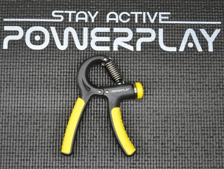 Еспандер кистьовий PowerPlay PP-4323 з регульованим навантаженням 10-40 кг. Strength Grip Чорно-жовтий (PP_PP_4323_Bl/Yellow) - зображення 9