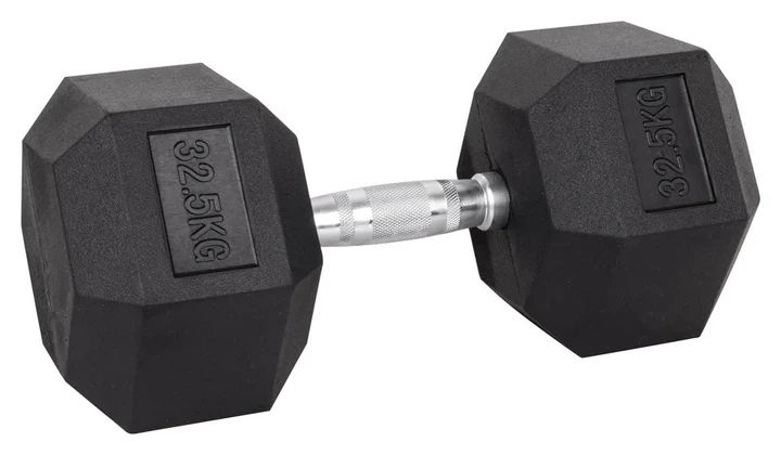 Гантель шестигранний inSPORTline Hexsteel 32,5 кг (ISL_22095) - Фото 1 Гантель шестигранний inSPORTline Hexsteel 32,5 кг (ISL_22095) - зображення 1