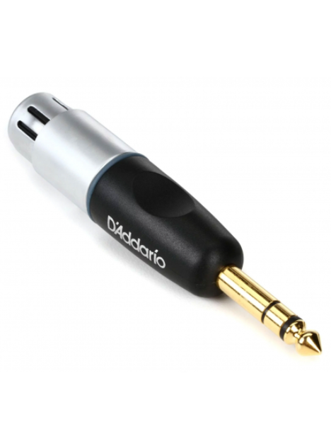 Переходник D'ADDARIO PW-P047AA 1/4 INCH MALE BALANCED TO XLR FEMALE - Фото 4 Переходник D'ADDARIO PW-P047AA 1/4 INCH MALE BALANCED TO XLR FEMALE - изображение 4