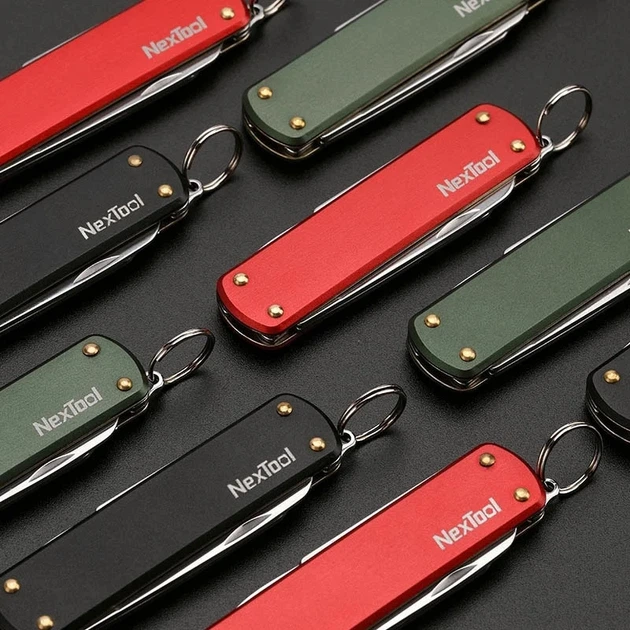 Мультитул Multi-function knife 10 в 1 ABS-пластик + сталь 75x20x19 мм зелёный - изображение 5