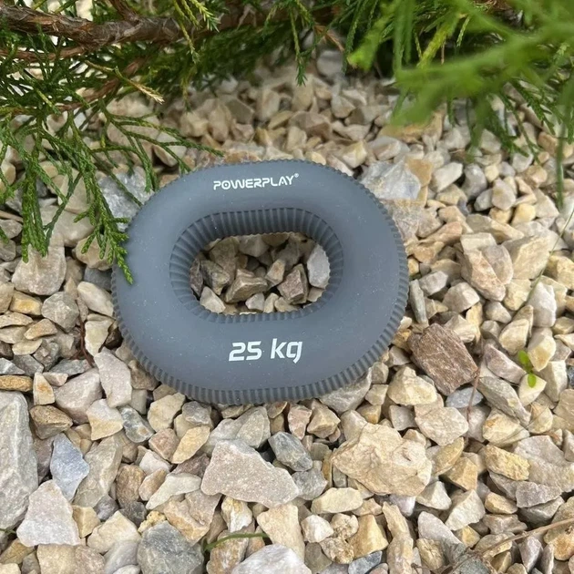 Еспандер кистьовий силіконовий PowerPlay PP-4336 Hand Grip Large 25 кг. Сірий (PP_PP_4336_Grey_25kg) - зображення 6