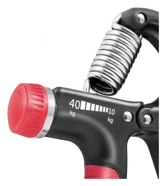 Еспандер кистьовий PowerPlay PP-4323 з регульованим навантаженням 10-40 кг. Strength Grip Чорно-червоний (PP_PP_4323_Bl/Red) - изображение 3