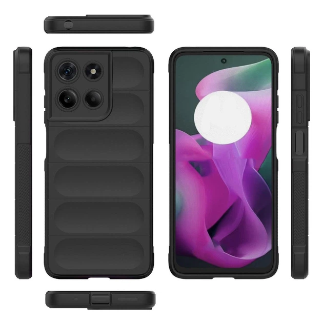 Чохол Wave Shield для Motorola Moto G15 / G15 Power бампер протиударний Black - Фото 3 Чохол Wave Shield для Motorola Moto G15 / G15 Power бампер протиударний Black - зображення 3