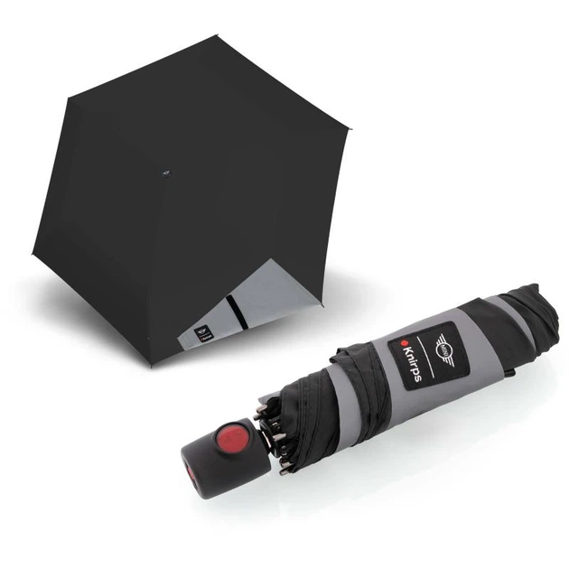 Зонт-автомат Knirps Mini Duomatic/Reflective Black Kn95-8100-7156 - Фото 1 Зонт-автомат Knirps Mini Duomatic/Reflective Black Kn95-8100-7156 - изображение 1