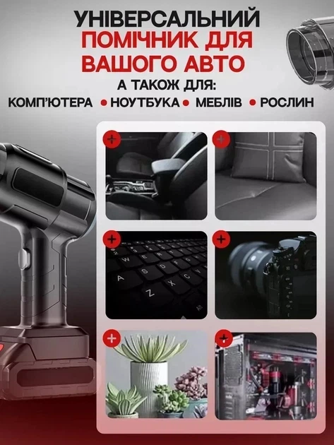 Автомобільні акумуляторні пилососи ART-0118/PM 251(7.70-Vol) - зображення 5