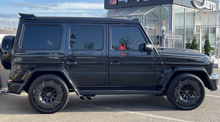 Черные дверные молдинги в сборе (дизайн 2019) для Mercedes G сlass W463 1990-2018 гг - изображение 2