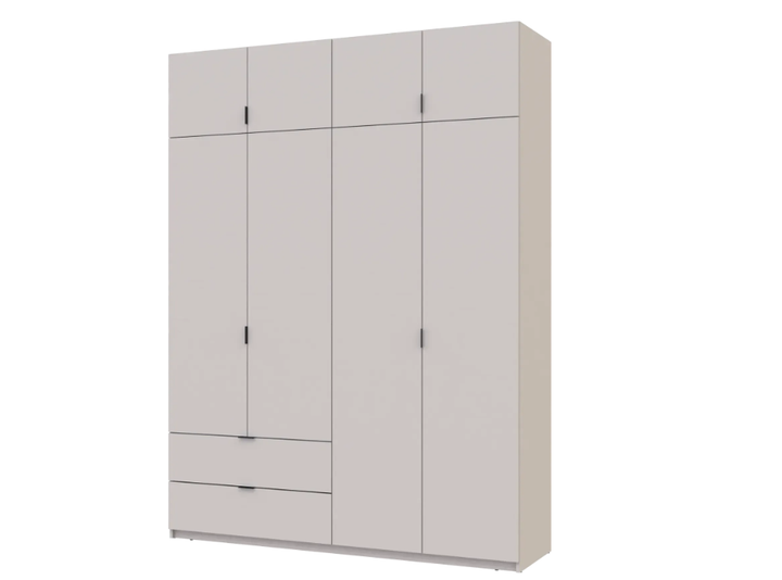 Шафа для одягу Doros Лукас Кашемір 180х50х240 (80737729) - Фото 3 Шафа для одягу Doros Лукас Кашемір 180х50х240 (80737729) - зображення 3