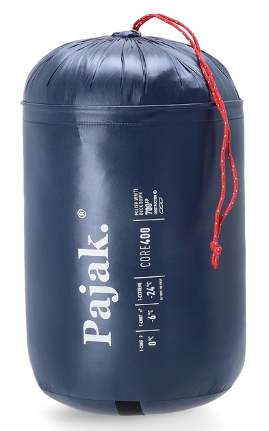 Śpiwór puchowy Pajak Core 400 Short 165 cm Lewy Navy (5905669162364) - obraz 8