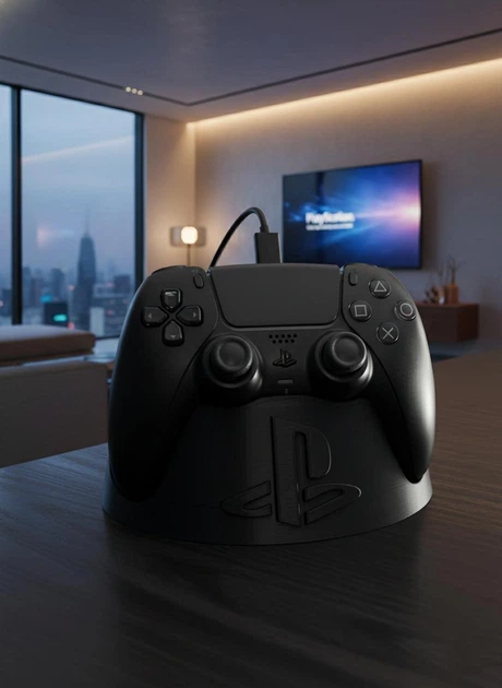 Подставка для геймпада PS5 DualSense с логотипом PS - Фото 4 Подставка для геймпада PS5 DualSense с логотипом PS - изображение 4