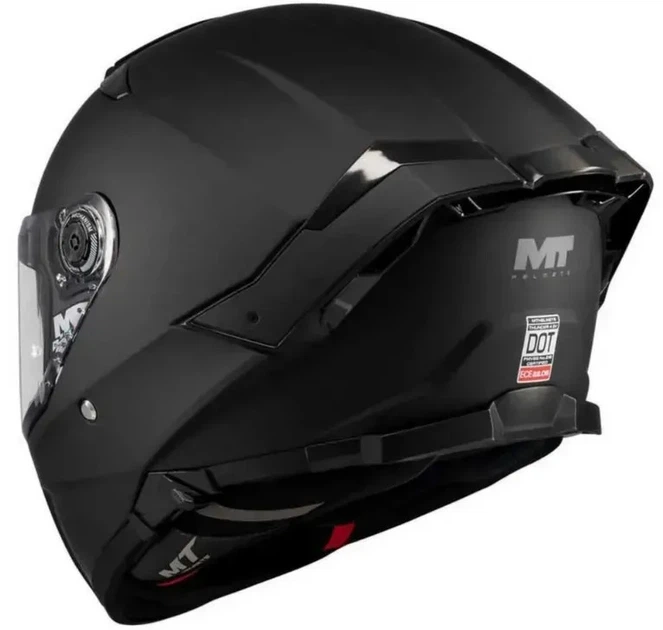 Шолом MT Thunder 4 SV Pure, XL, Чорний матовий (3080535) - изображение 4