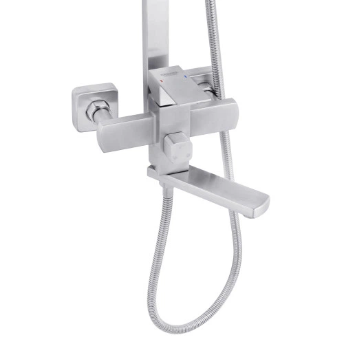 Душова система Kroner KRP Edelstahl Kubus-ESG063 (CV022978) - Фото 3 Душова система Kroner KRP Edelstahl Kubus-ESG063 (CV022978) - зображення 3