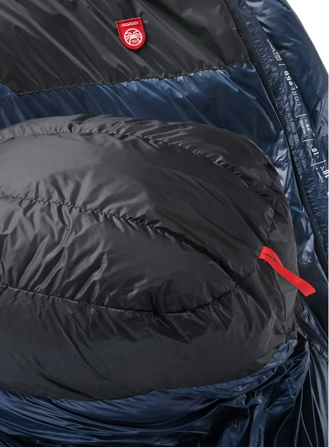 Śpiwór puchowy Pajak Core 950 Short 165 cm Lewy Navy (5905669162432) - obraz 7