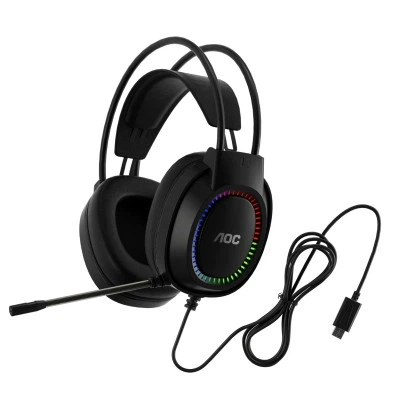 Наушники AOC ACG2500BK RGB Black - Фото 1 Наушники AOC ACG2500BK RGB Black - зображення 1