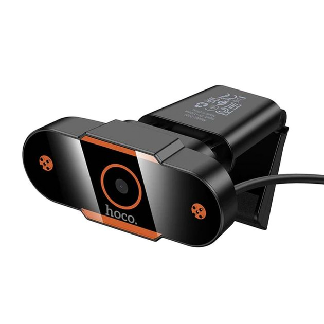 Веб-камера HD 720p с микрофоном и шумоподавлением USB HOCO D101 для компьютера и ноутбука - Фото 2 Веб-камера HD 720p с микрофоном и шумоподавлением USB HOCO D101 для компьютера и ноутбука - изображение 2