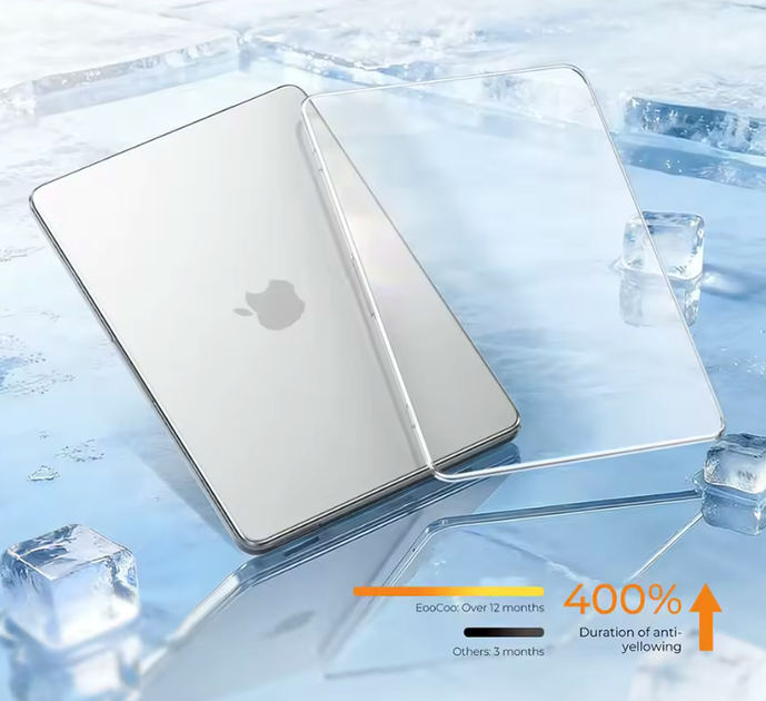 Силіконовий чохол Crystal Case для Apple MacBook Neo 13 A3404 прозорий із захистом камери Clear - Фото 2 Силіконовий чохол Crystal Case для Apple MacBook Neo 13 A3404 прозорий із захистом камери Clear - зображення 2