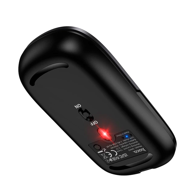 Беспроводная мышь Hoco GM43 2.4G Bluetooth DPI 800 1200 1600 для работы и повседневного использования - изображение 6