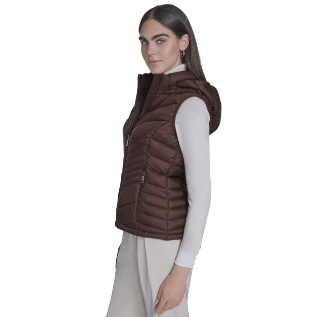 Женская жилетка Calvin Klein 1161498649 (Коричневый S) - Фото 3 Женская жилетка Calvin Klein 1161498649 (Коричневый S) - изображение 3