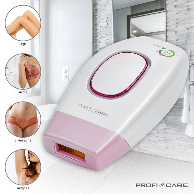 Фотоэпилятор ProfiCare PC-IPL 3024, IPL-эпилятор аккумуляторный, 5 режимов интенсивности - изображение 2
