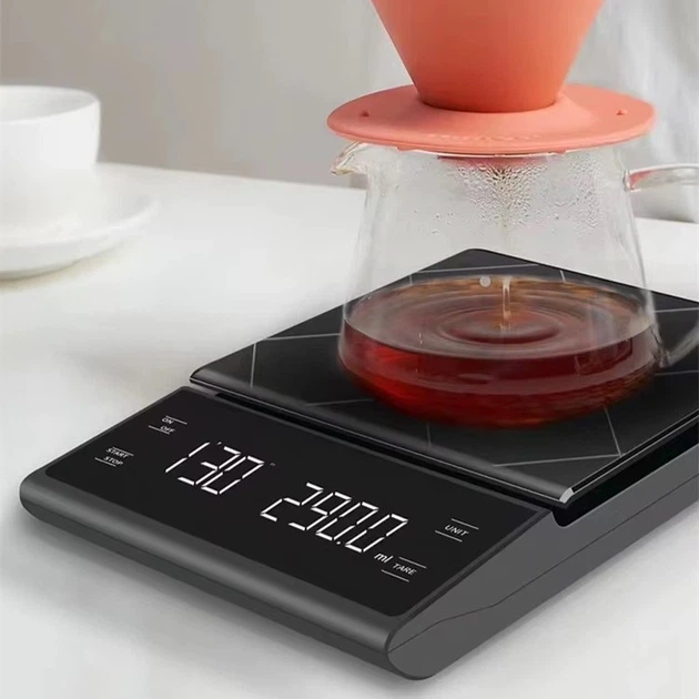 Кухонные кулинарные весы EK6012 до 5 кг с таймером и USB-зарядкой для кофе и выпечки - Фото 4 Кухонные кулинарные весы EK6012 до 5 кг с таймером и USB-зарядкой для кофе и выпечки - изображение 4