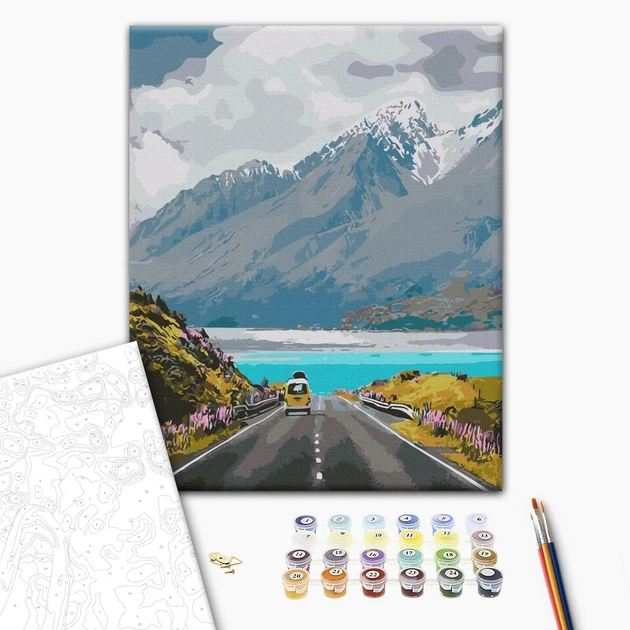 Картина за номерами Brushme Мандрівка в гори 40x50 см BS31640 - Фото 2 Картина за номерами Brushme Мандрівка в гори 40x50 см BS31640 - зображення 2