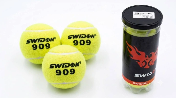 М’ячі для тенісу Swidon 909 набір в тубусі 3 шт - изображение 3