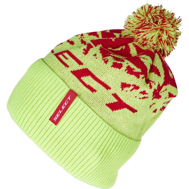 Шапка Select Pompon Hat 56 Yellow Red - изображение 2