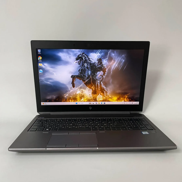 Мобильная рабочая станция Б-класс HP zBook 15 G6 / 15.6" (1920x1080) IPS / Intel Core i7-9850H (6 (12) ядер по 2.6 - 4.6 GHz) / 16 GB DDR4 / 256 GB SSD / nVidia Quadro T1000, 4 GB GDDR5, 128-bit / HDMI / TouchID / WebCam б/у + Подарок Беспроводная мышь - Фото 2 Мобильная рабочая станция Б-класс HP zBook 15 G6 / 15.6" (1920x1080) IPS / Intel Core i7-9850H (6 (12) ядер по 2.6 - 4.6 GHz) / 16 GB DDR4 / 256 GB SSD / nVidia Quadro T1000, 4 GB GDDR5, 128-bit / HDMI / TouchID / WebCam б/у + Подарок Беспроводная мышь - изображение 2