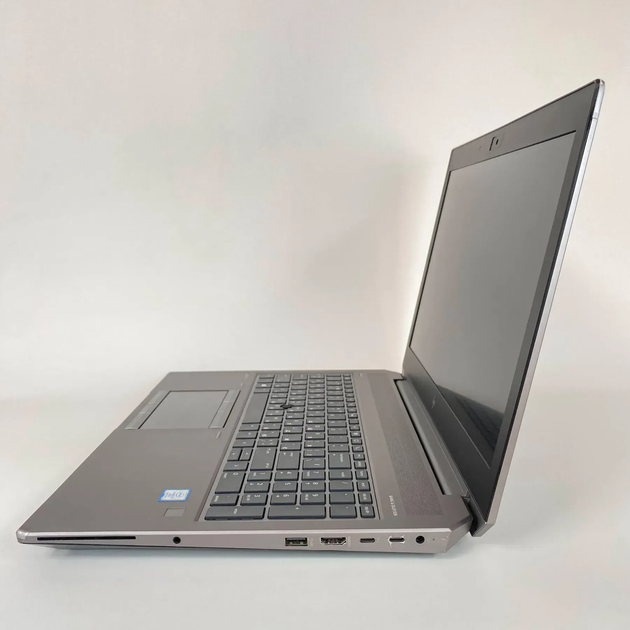 Мобильная рабочая станция Б-класс HP zBook 15 G6 / 15.6" (1920x1080) IPS / Intel Core i7-9850H (6 (12) ядер по 2.6 - 4.6 GHz) / 16 GB DDR4 / 256 GB SSD / nVidia Quadro T1000, 4 GB GDDR5, 128-bit / HDMI / TouchID / WebCam б/у + Подарок Беспроводная мышь - Фото 5 Мобильная рабочая станция Б-класс HP zBook 15 G6 / 15.6" (1920x1080) IPS / Intel Core i7-9850H (6 (12) ядер по 2.6 - 4.6 GHz) / 16 GB DDR4 / 256 GB SSD / nVidia Quadro T1000, 4 GB GDDR5, 128-bit / HDMI / TouchID / WebCam б/у + Подарок Беспроводная мышь - изображение 5