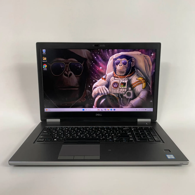 Мобильная рабочая станция Б-класс Dell Precision 7740 / 17.3" (3840x2160) IPS / Intel Core i5-9400H (4 (8) ядра по 2.5 - 4.3 GHz) / 16 GB DDR4 / 512 GB SSD / nVidia Quadro RTX 3000, 6 GB GDDR6, 192-bit / TouchID / WebCam б/у + Подарок Мышь / USB - изображение 4